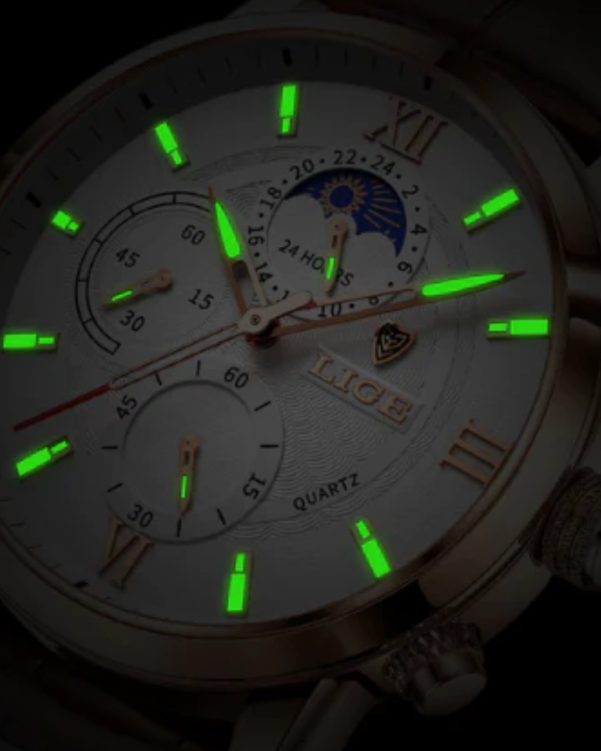 Lugano Classic Herrenuhr – Wasserdicht, Elegant & Präzise 4