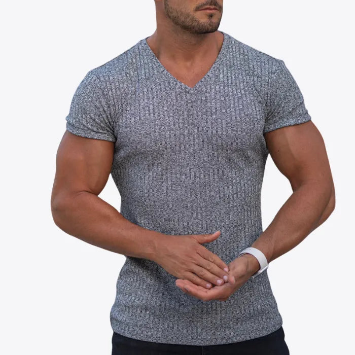 Muskelshirt mit V-Ausschnitt – Betont die Form, Maximiert den Stil 8