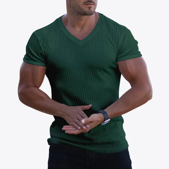 Muskelshirt mit V-Ausschnitt – Betont die Form, Maximiert den Stil 9