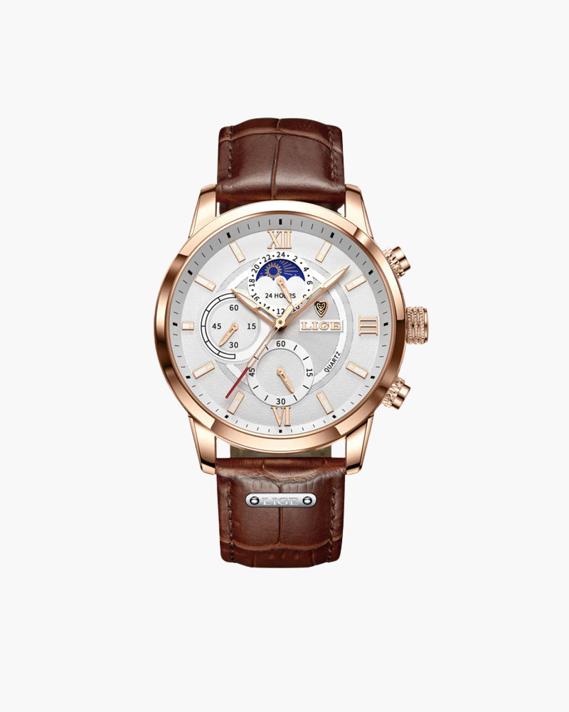 Lugano Classic Herrenuhr – Wasserdicht, Elegant & Präzise 1