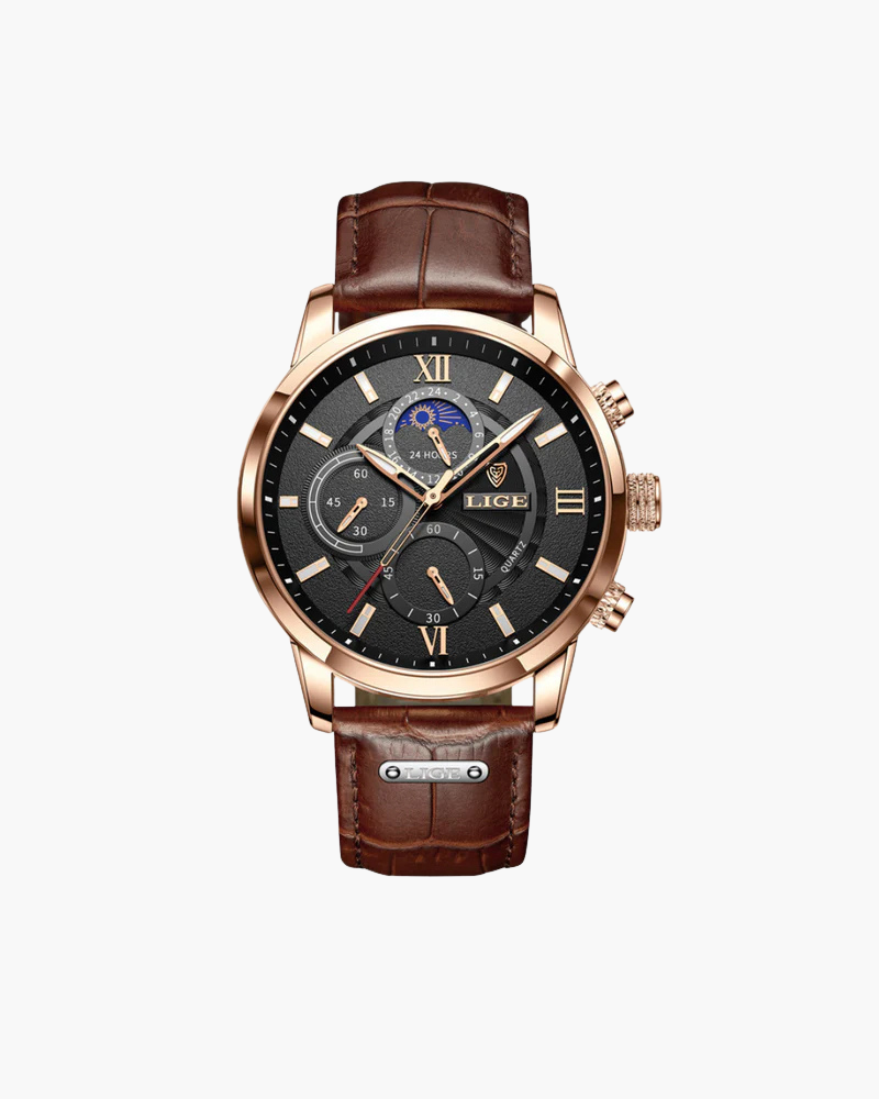 Lugano Classic Herrenuhr – Wasserdicht, Elegant & Präzise 2