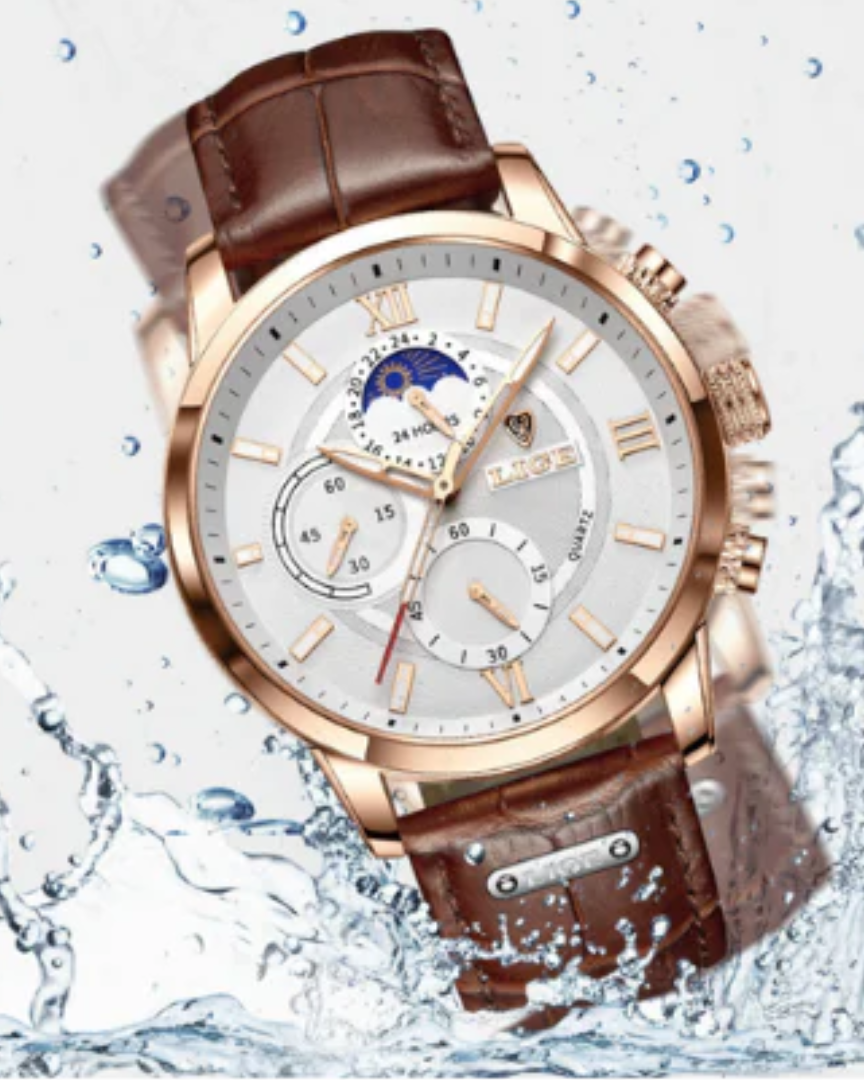 Lugano Classic Herrenuhr – Wasserdicht, Elegant & Präzise 6
